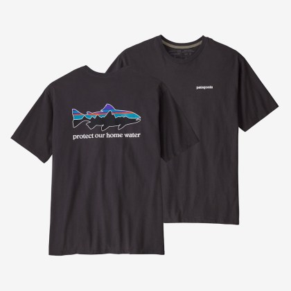 Men's Home Water Trout Organic T-Shirt koszlka wędkarska Patagonia Fly Fishing FlyArtFishing
